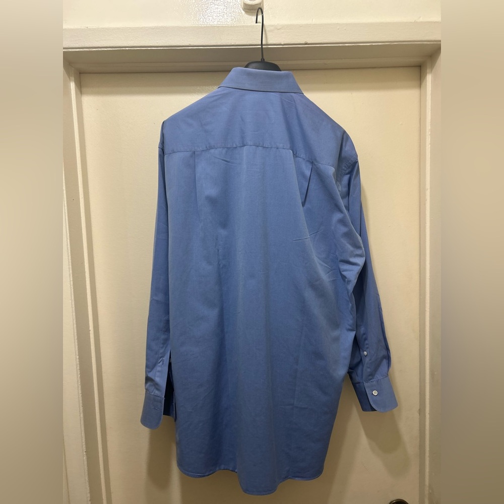 Ermenegildo Zegna French Blue Dress Shirt Men’s 16 41 Neiman Marcus Business - Picture 2 of 13